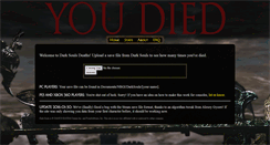 Desktop Screenshot of darksoulsdeaths.com